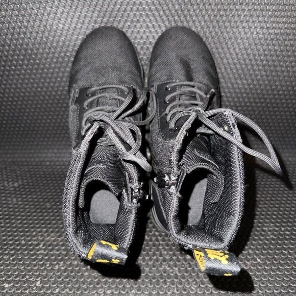 Dr. Martens Combs Y Black Zip Lace Up Comfort Combat Boots Women’s Size 6 - Picture 6 of 8